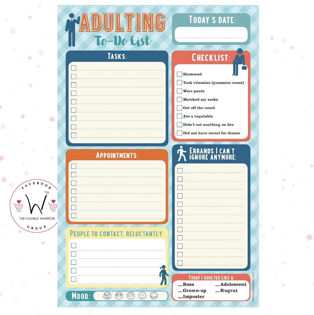 Adulting Note Pad (To Do List)!